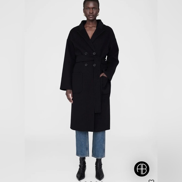 Anine Bing Dylan cashmere blend coat size XL - Picture 2 of 12